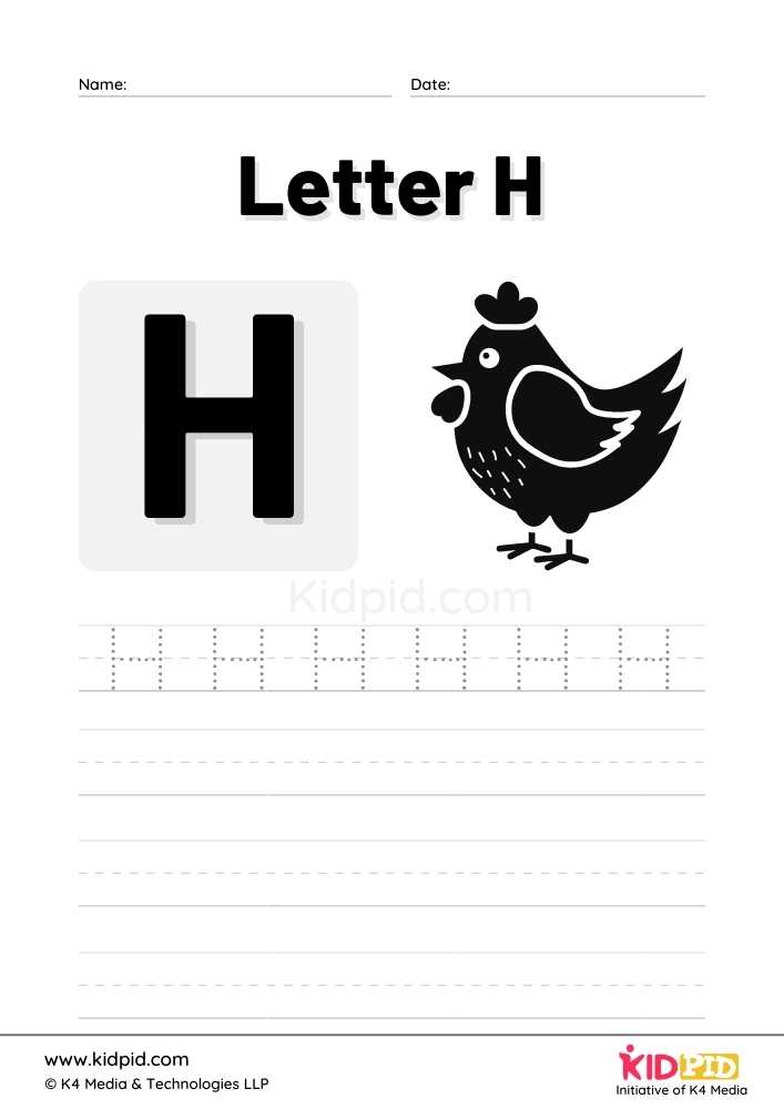Letter Tracing Printable Worksheets for Preschool - Kidpid