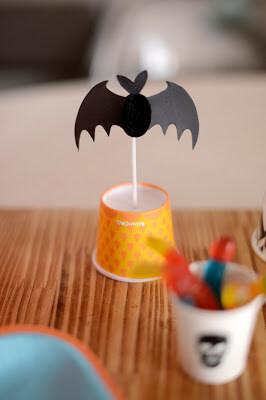 Halloween party Ideas for Kids Batman Themed Halloween Cups