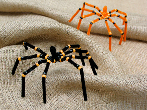 Pipe Cleaner Animal Crafts for Kids Pipe Cleaner Spiders