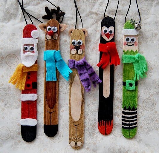 Popsicle Sticks Christmas Craft
