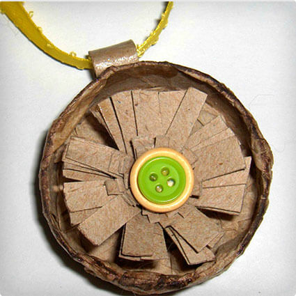 Recycled DIY Pendant Toilet Paper Roll Crafts For Kids 