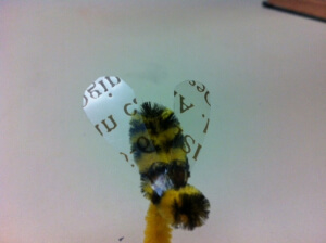 Pipe Cleaner Honey Bee