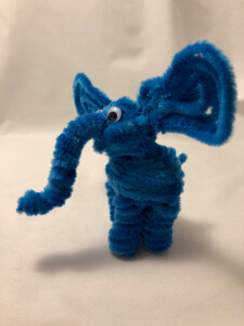 Pipe Cleaner Animal Crafts for Kids Pipe Cleaner Elephant
