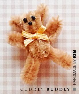Pipe Cleaner Crafts for Kids A cute little teddy bear