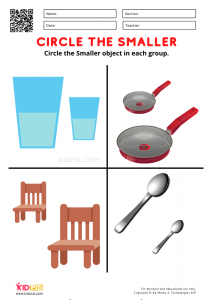 Big &amp; Small Worksheets for Preschool - Free Printables - Kidpid