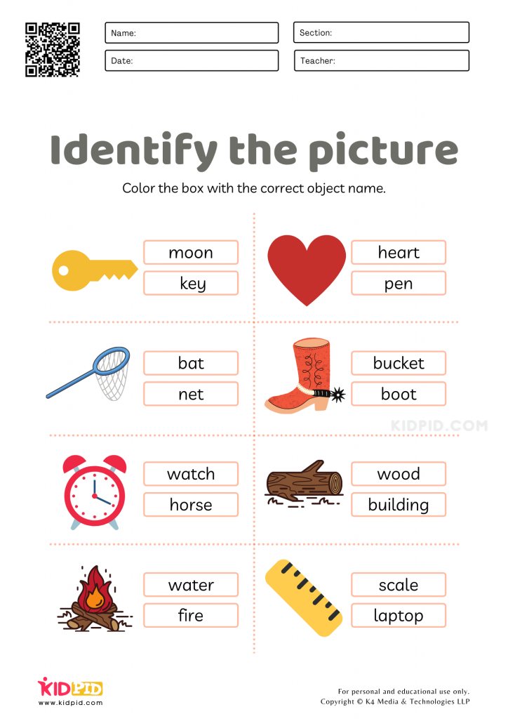 Fun identifying objects