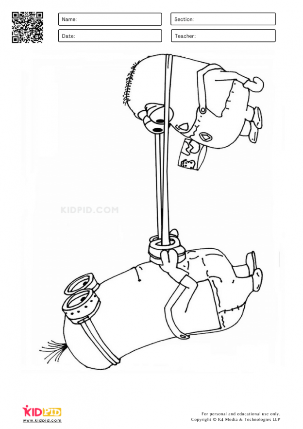 Free Minions Coloring Pages - Free Printables - Kidpid