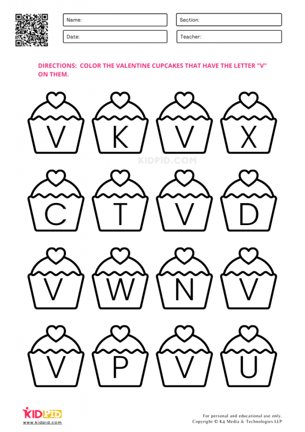 Valentine's Day Worksheets &amp; Free Printables for Preschool ...
