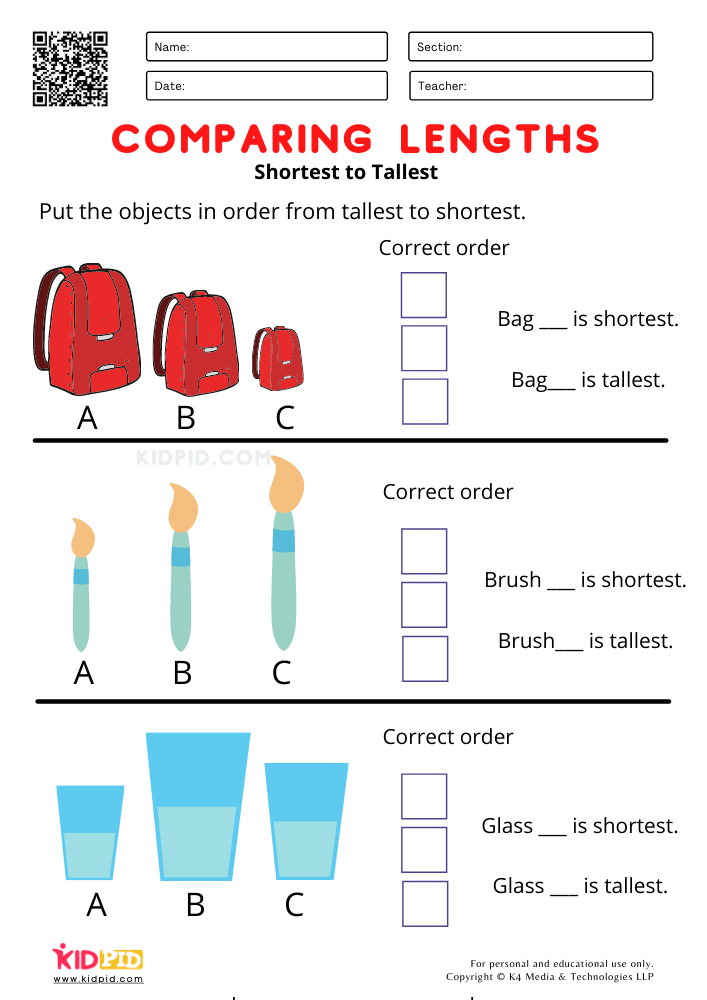 shortest-to-tallest-comparing-lengths-worksheets-for-grade-i-kidpid