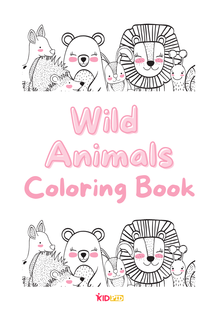 Wild Animals Coloring Printables for Kids