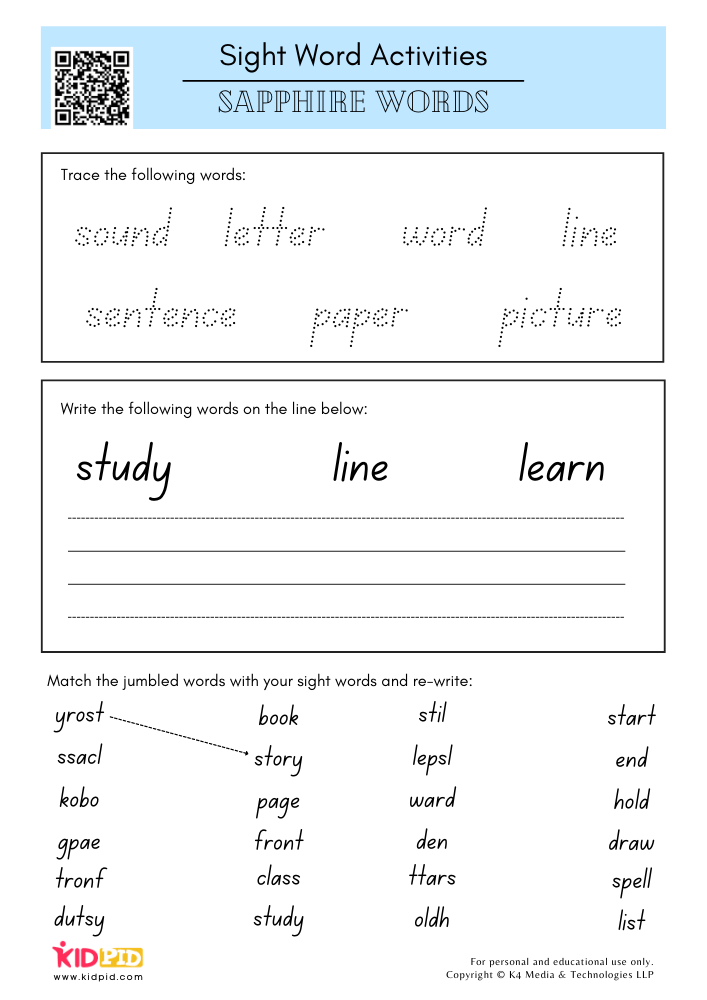 WORKSHEET 10 Sight Word Worksheets for Grade 1