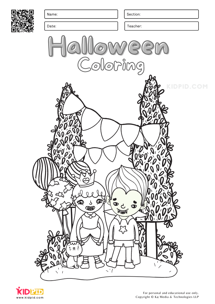 Halloween Coloring Pages for Kids