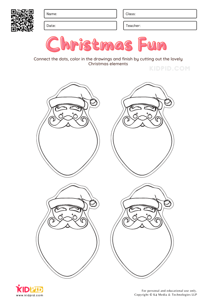 Christmas Coloring Worksheets for Kids