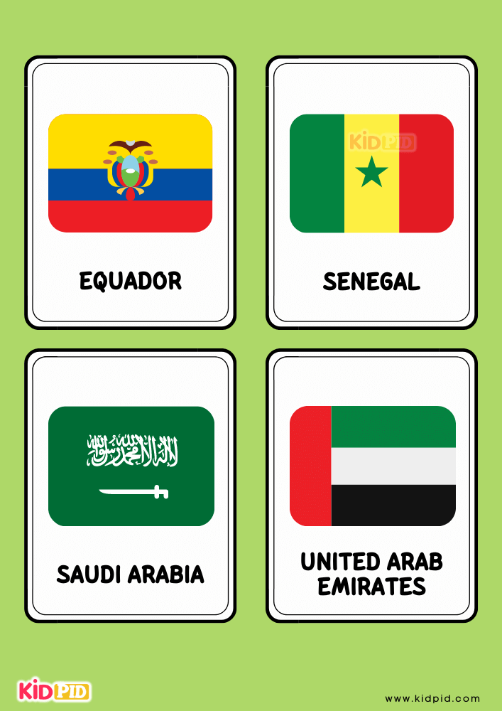 Flags of the World Flashcards