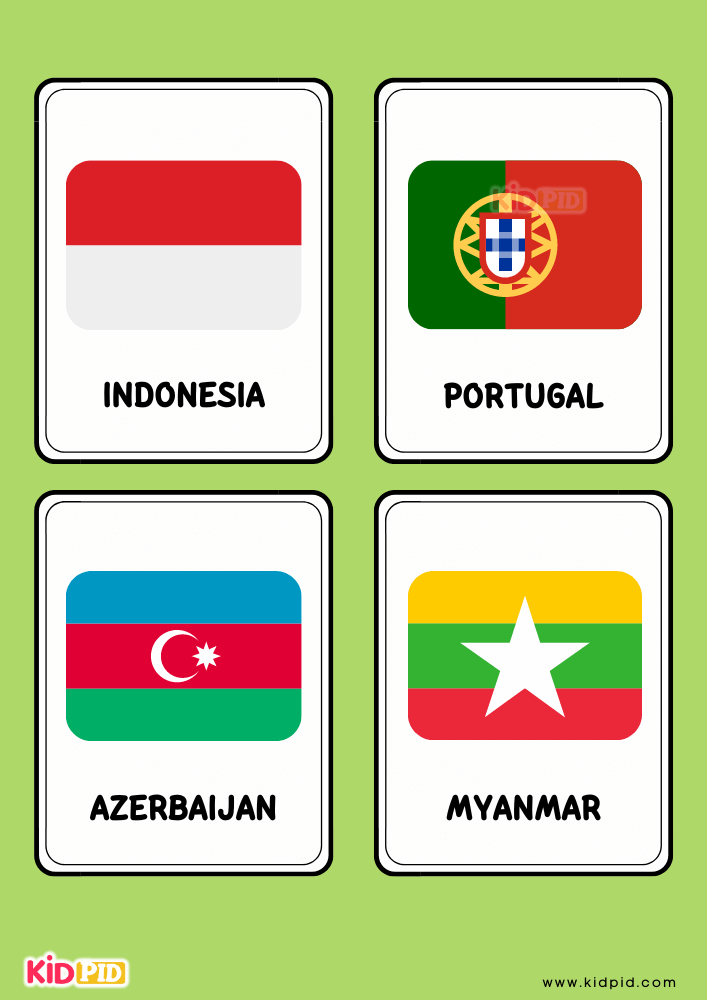 Flags of the World Flashcards