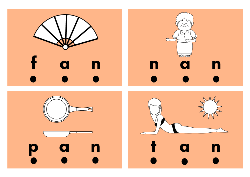 “an” Word Family Flashcards