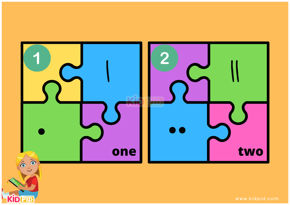 Mathematics Number Match Puzzle Game
