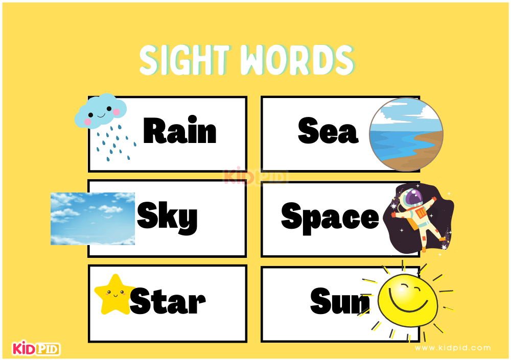 Sight Words Flashcards Jade