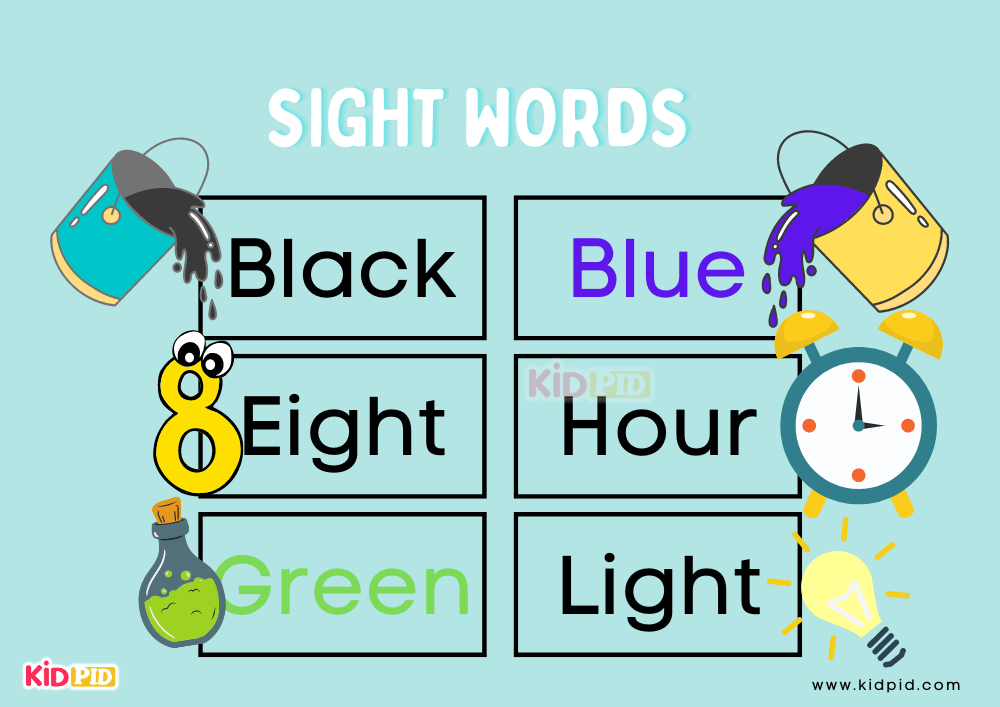 Sight Words Flashcards Pearl
