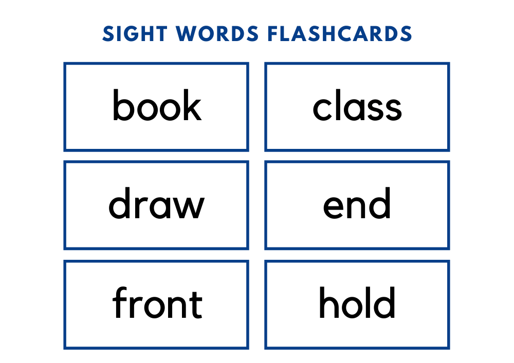 Sight Words Flashcards Sapphire