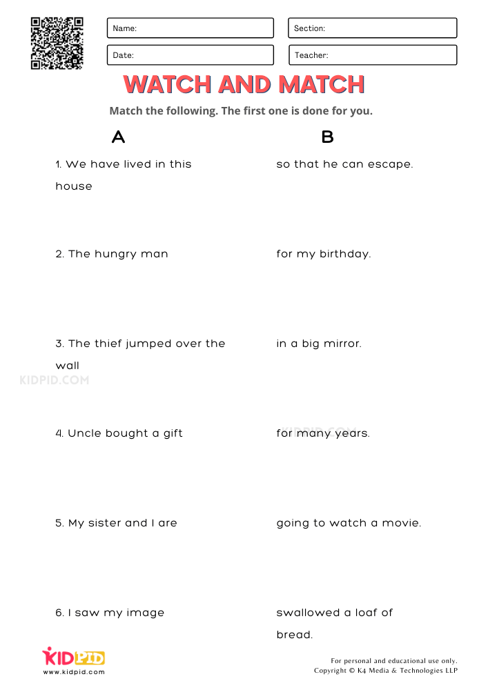 WORKSHEET 10 Language and Communications Free Printable Worksheets for Grade 2