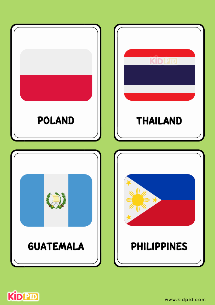  Flags of the World Flashcards- 16