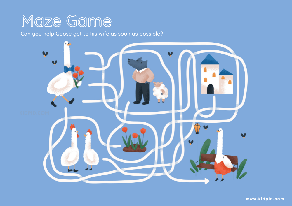 Labyrinth (Maze Game) Printables for Kids