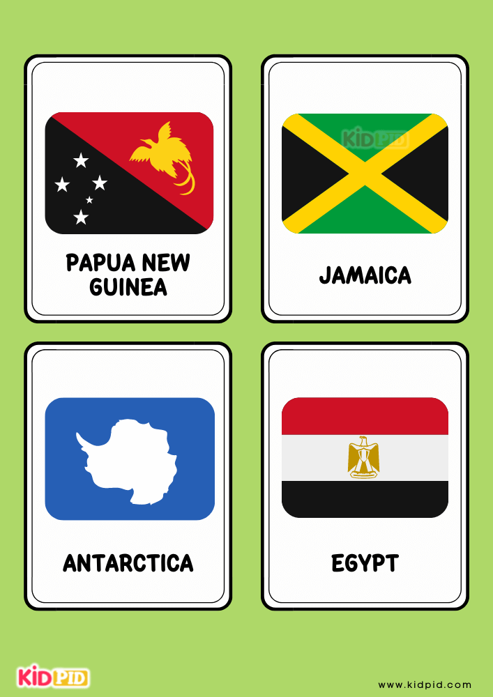  Flags of the World Flashcards- 23