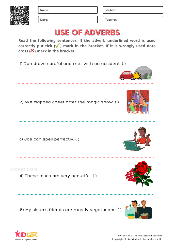 English Worksheets For Class 1 Adverbs Articles Modals Learnbuddy In 
