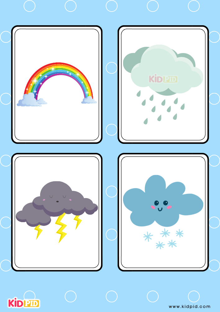  Seasons and Weather Flashcards- 4