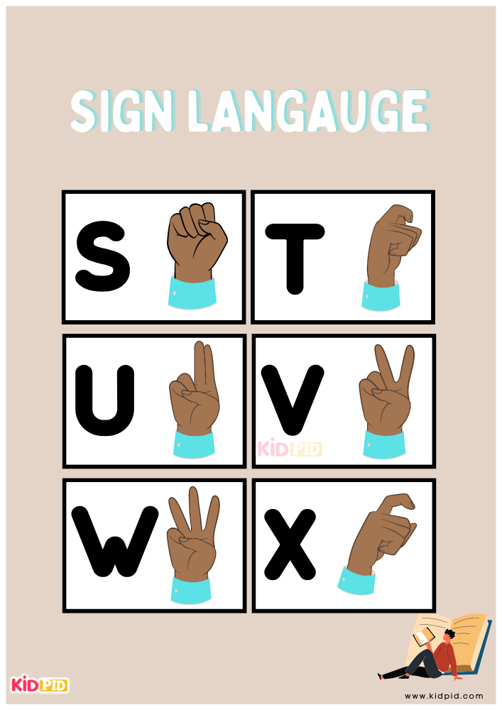 American Sign Language Flashcards- 4