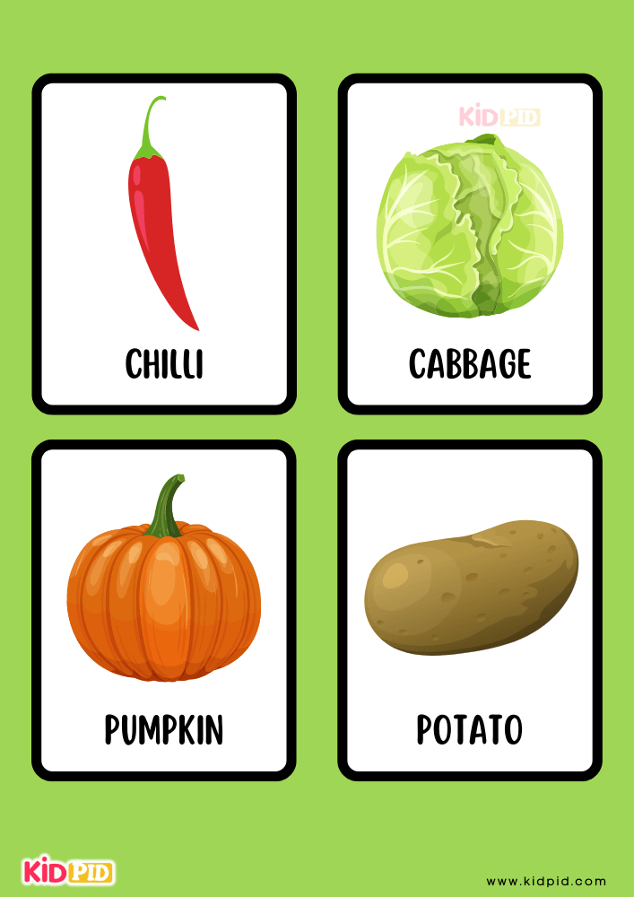  Vegetables Flashcards- 5