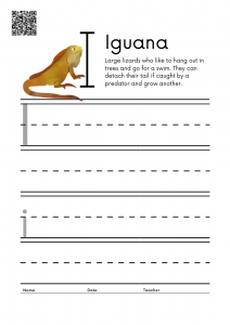 Animal Alphabet Letter Practice Free Printable Worksheets - Kidpid