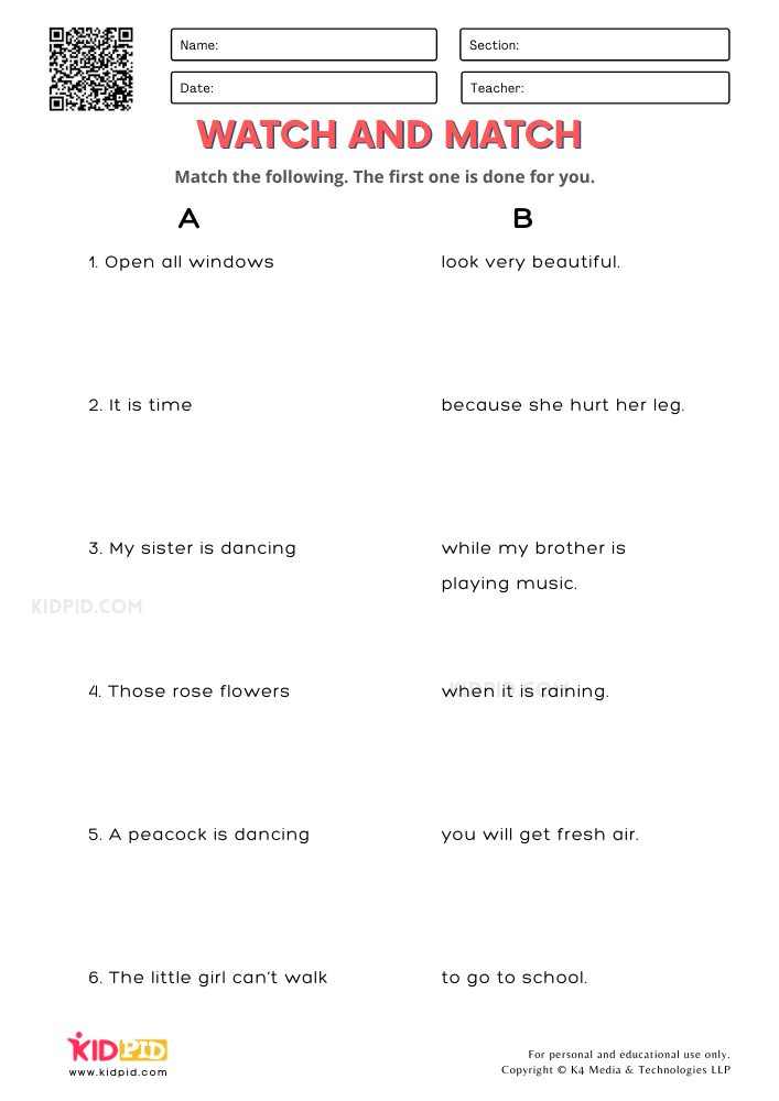 WORKSHEET 9 Language and Communications Free Printable Worksheets for Grade 2