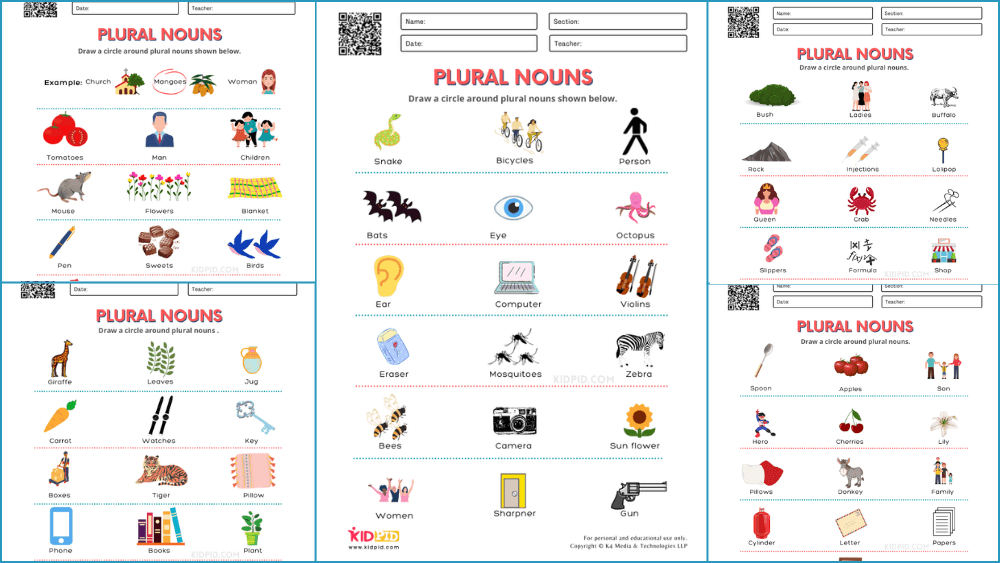 Image 9 for Irregular Plural Nouns Worksheet