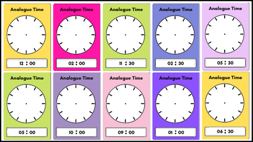 Blank-clock-diy-face-matching-flashcards-oclock-and-half-past Feature Image