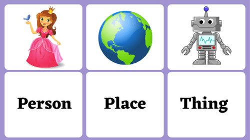 Nouns Matching Flashcards Feature Image