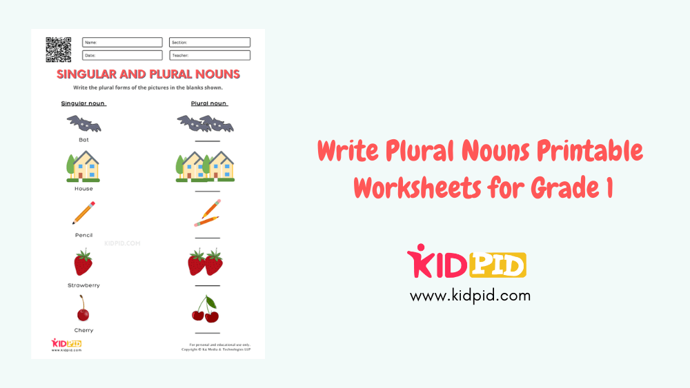 3rd Grade Worksheets Write Sentences Using Plural Nouns