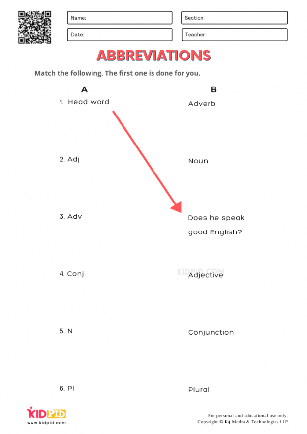 Dictionary Skills Printable Worksheets for Grade 2 - Kidpid