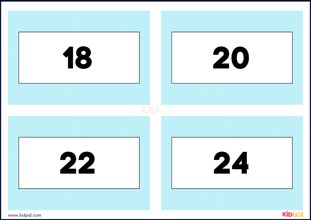 Times Tables Multiplication Matching Card Game Flashcards- 12