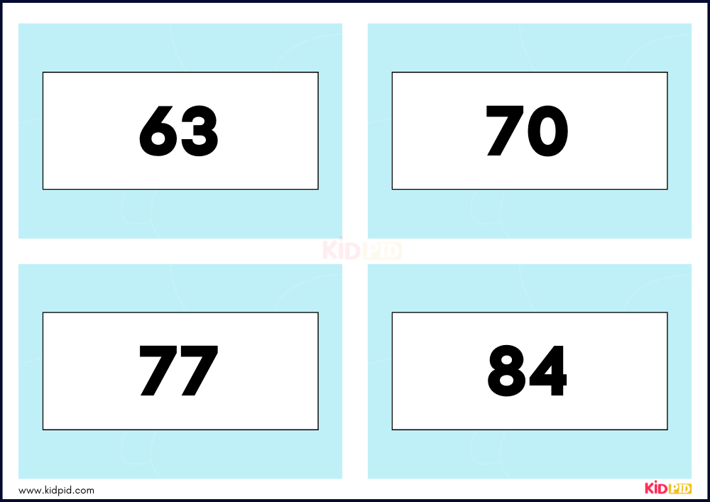 Times Tables Multiplication Matching Card Flashcards- 42