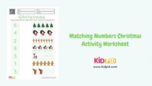Matching Numbers Christmas Activity Worksheet