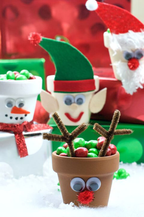 christmas-crafts-for-kids Cute Little Flower Pots
