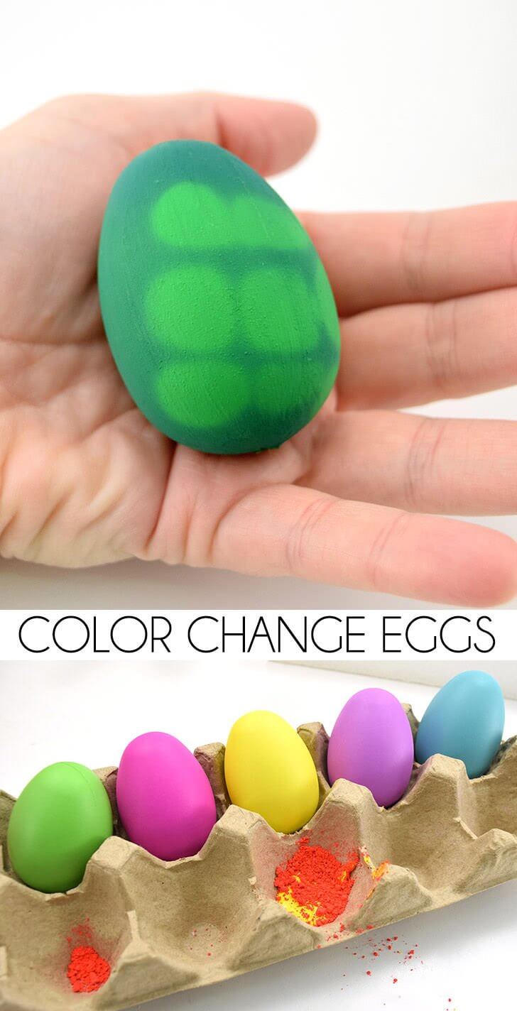 Artistic Easter Eggs! Thermochromic Color Changing