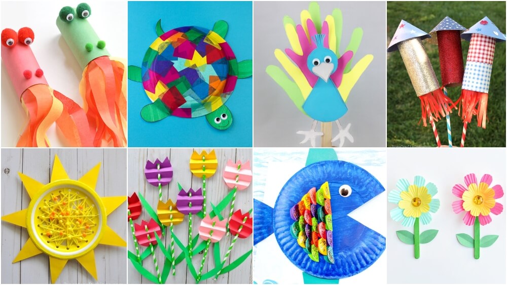 Easy Paper Crafts for Kids to Make for School Projects - Kidpid