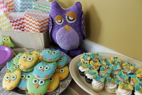 Owl Themed Sweets