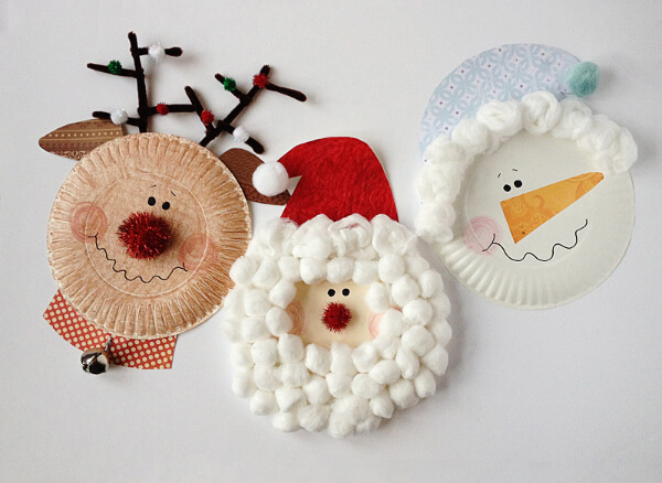 Diy- Santa, Rudolph & Snowman 