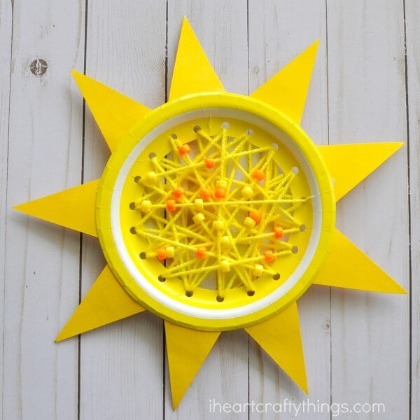 The Summer Craft Using Paper Plate Easy Paper Craft For Kids