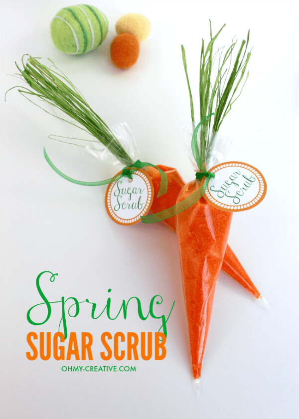 DIY Sugar Scrub Easter Crafts for Parents to Make with Kids
