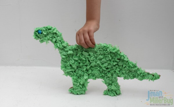 Dinosaur Crafts For Toddlers and Preschoolers The Tissue Paper Dinosaur